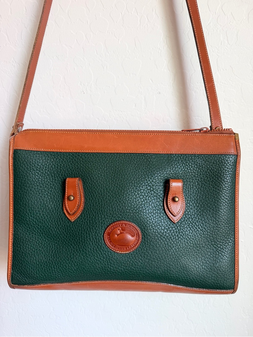 Vintage Dooney & Bourke AWL Satchel Crossbody Bag - Picture 14 of 14
